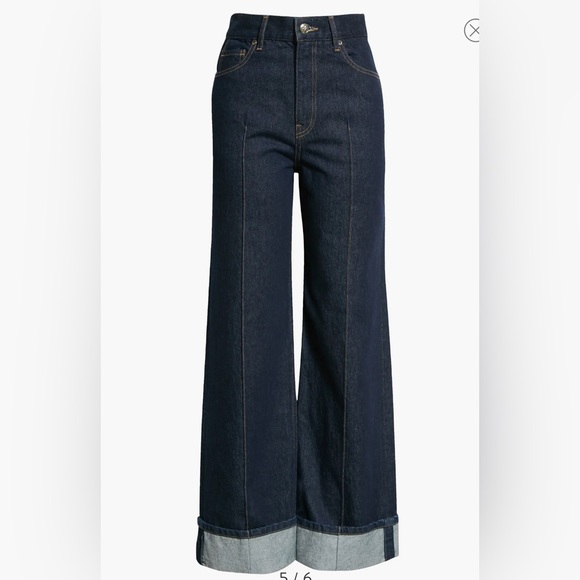 Ulla Johnson- The Genevieve Topstitch Nonstretch Jeans-size 27 - Picture 2 of 16